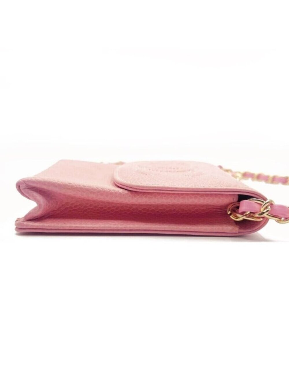 Chanel Vintage Mini Flap Caviar Leather Pouch Cigarette Case Crossbody - Picture 9 of 9